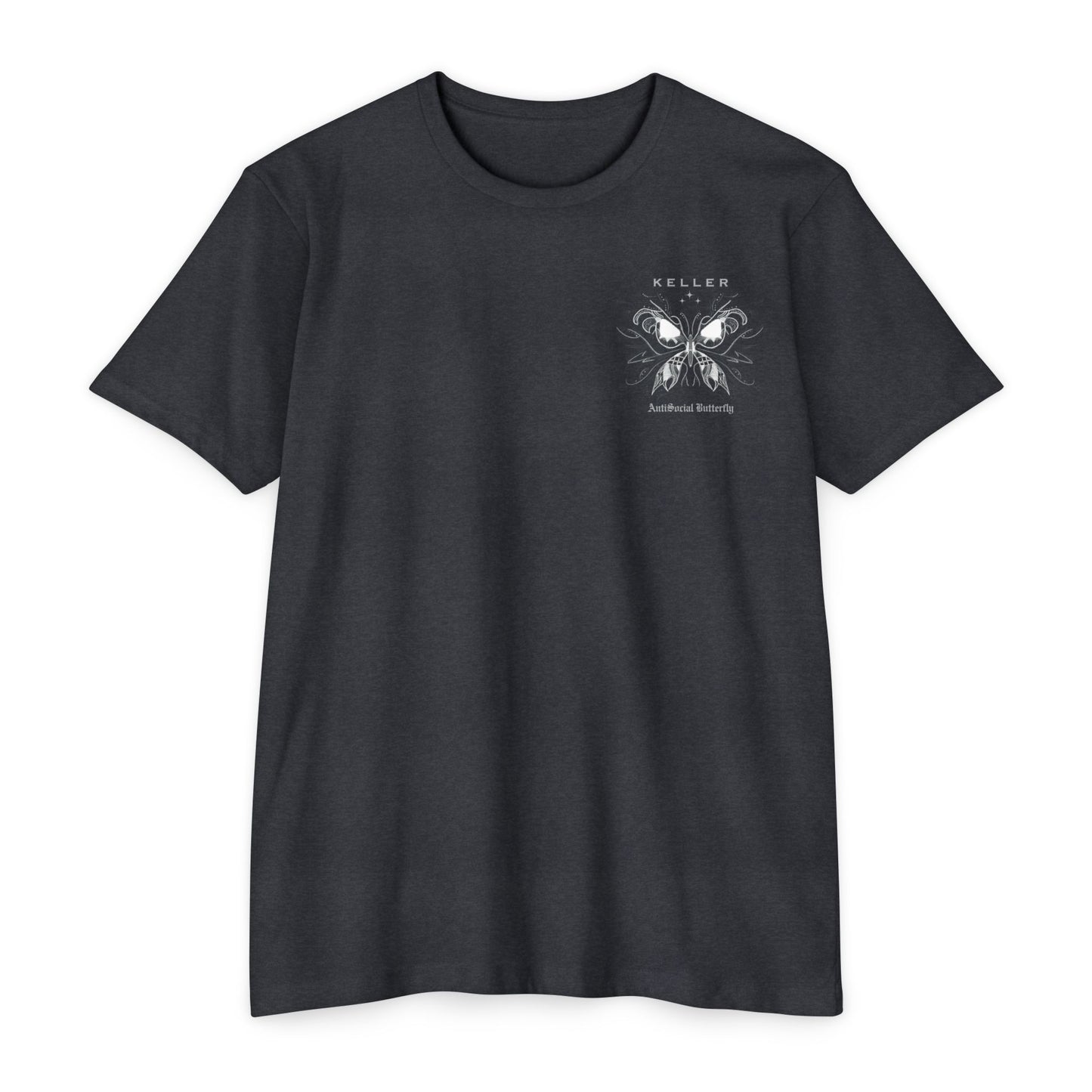 Antisocial Butterfly Unisex CVC Jersey T-shirt