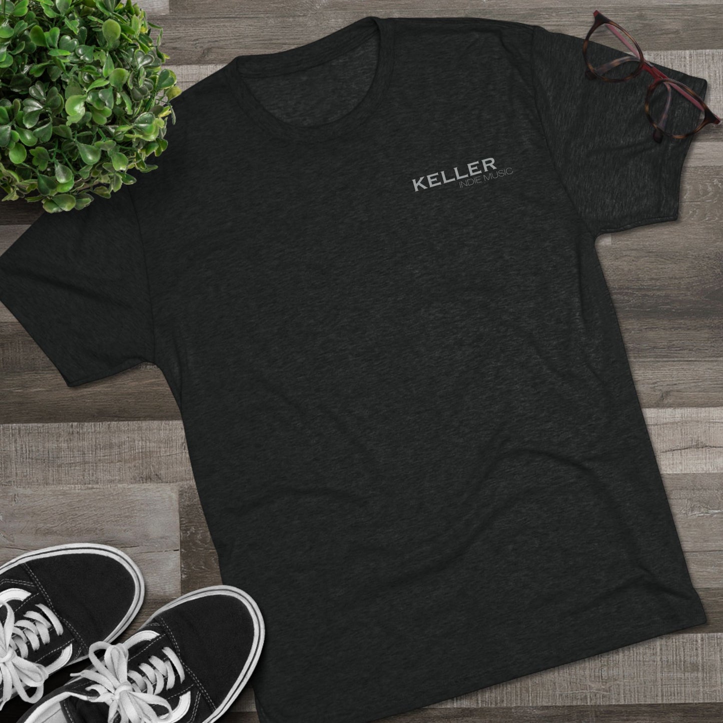 Keller Indie Music Unisex Tri-Blend Crew Tee