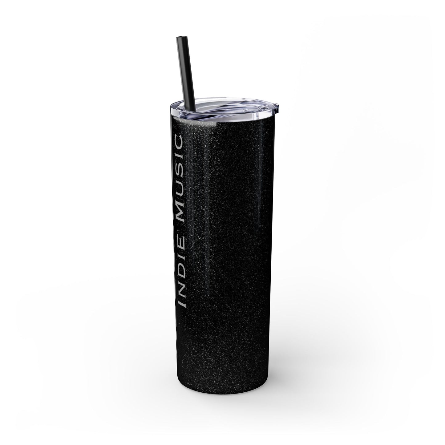Keller Indie Music Skinny Tumbler with Straw, 20oz