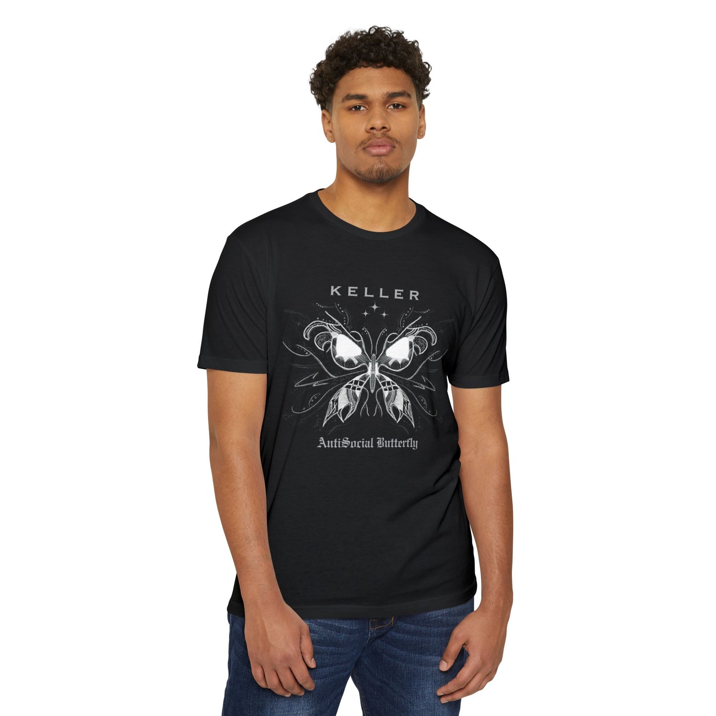 Antisocial Butterfly Unisex CVC Jersey T-shirt